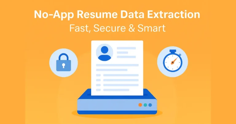 How to Scan and Extract Resume Data in Seconds