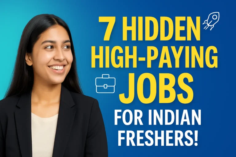 7 Hidden High-Paid Jobs for Indian Freshers