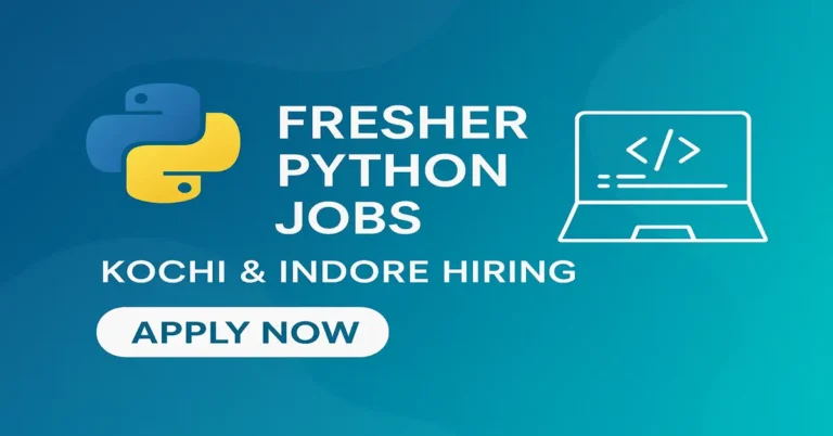 Python/Django Developer Roles in Kochi & Indore